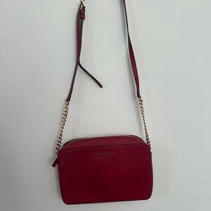 Red Michael Kors Crossbody